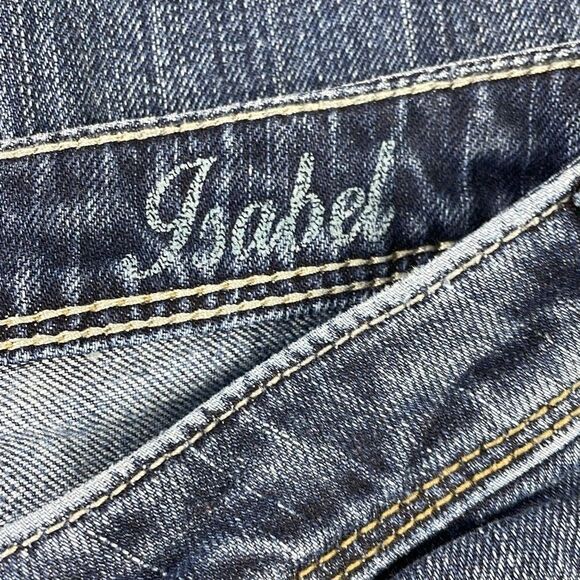 Silver Jeans Women's Isabel Distressed Boot cut Jeans Blue 28 - Picture 7 of 15